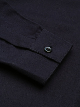 Black Airy-Linen Shirt