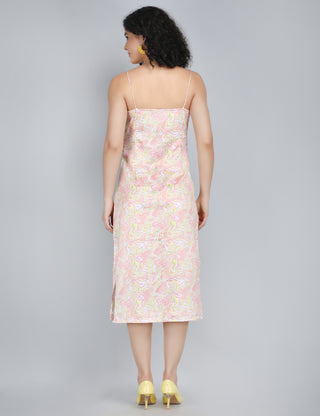 Whimsical Swirl Midi Dress