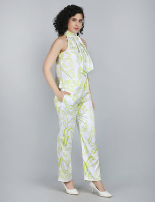 Lime Breeze Halter Co-Ord Set