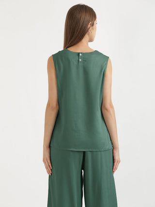 Jade V-Neck Sleeveless Top