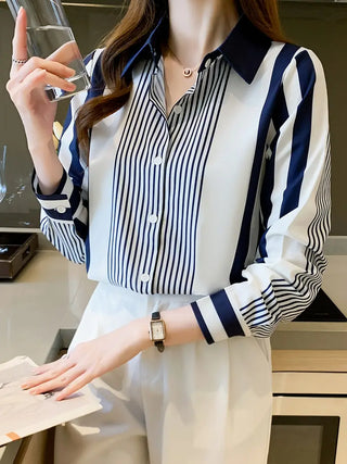 Nautical Stripes Panel Shirt