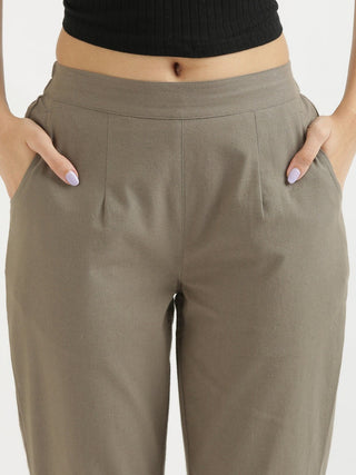 Grey Cotton Pant