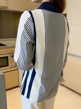 Nautical Stripes Panel Shirt