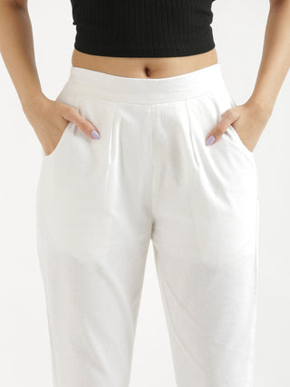 White Cotton Pant