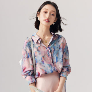 Dreamy Strokes Print Shirt