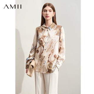 Modern Art-Inspired Abstract Swirl Printed Shirt