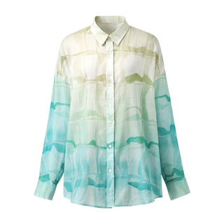 Coastal Canvas Watercolor Shirt