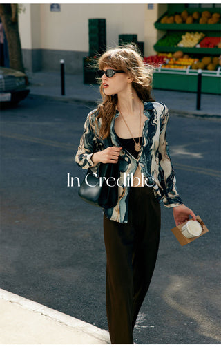 Midnight Marble Luxe Shirt