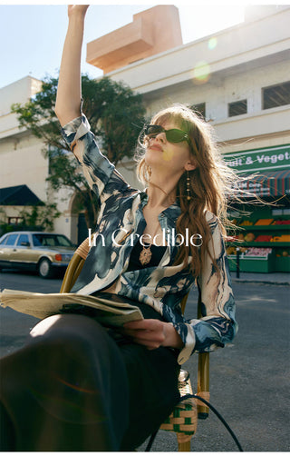 Midnight Marble Luxe Shirt